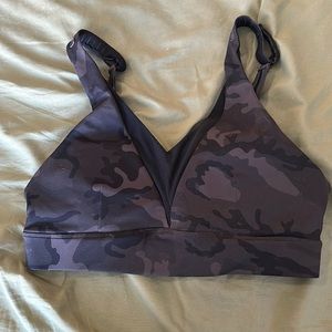 Zyia camo sports bra